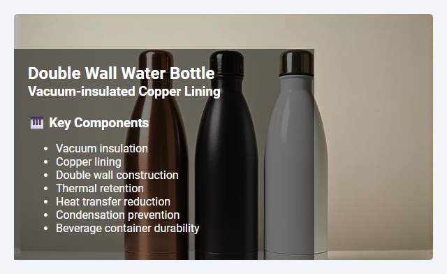 Vacuum-Insulated Copper Lining Double Wall: Structure, Benefits, and Applications