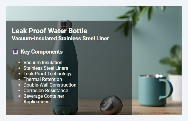 Vacuum-Insulated Stainless Steel Liners: Features, Leak-Proof Technology, and Applications