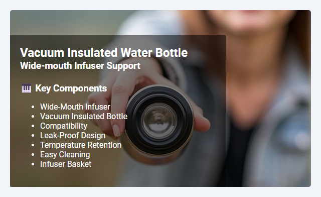 Wide-Mouth Infuser Compatibility with Vacuum Insulated Bottles: Features, Benefits, and Usage Tips